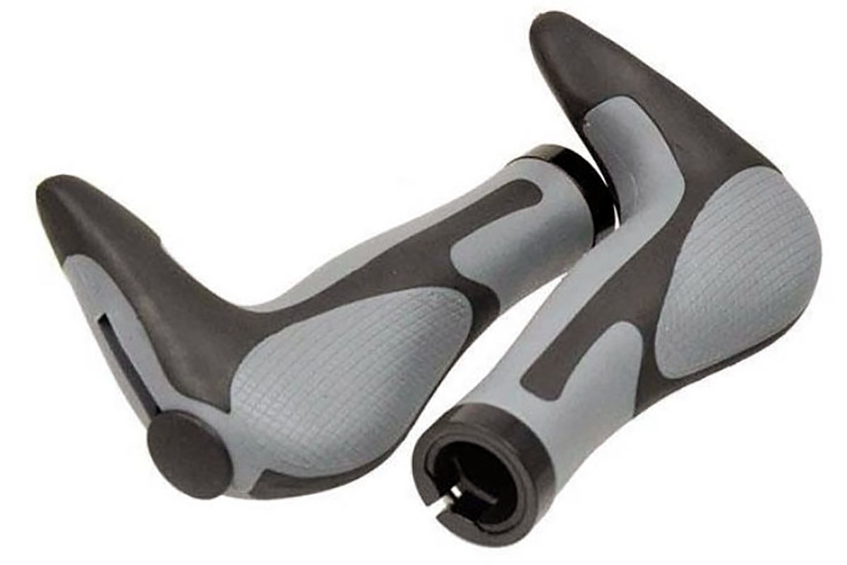 Грипсы эргономичные, длина 140 мм,черные с серым,индивидуальная упаковка HL-G205 Грипсы эргономичные, длина 140 мм,черные с серым,индивидуальная упаковка HL-G205