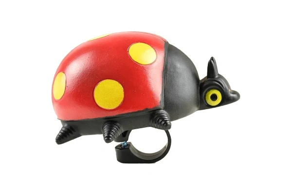 Сигнал звуковой BE-13102 black\red пласт.база,диам.52мм,черная база,божья коровка