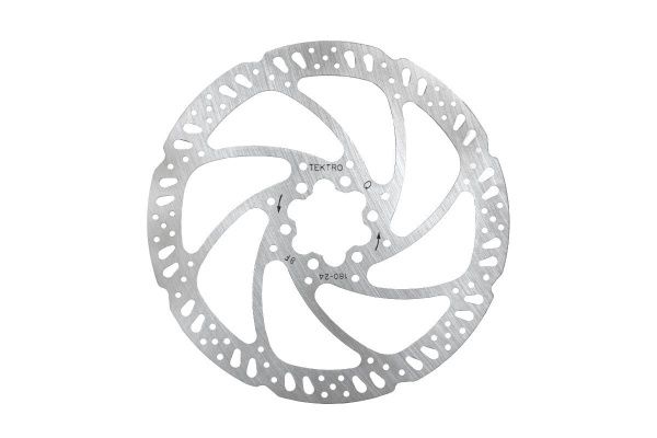 Ротор TEKTRO TR180-24 8F 180,крепление IS6,серебристый